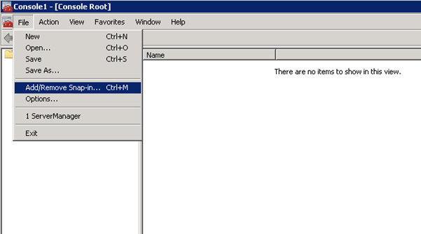 Export an SSL certificate