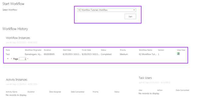 workflow instance details