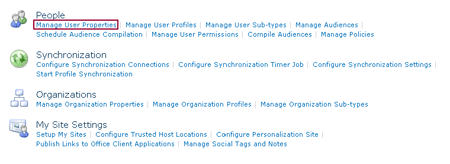 Profile Properties in SharePoint