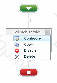 Call web service Configure