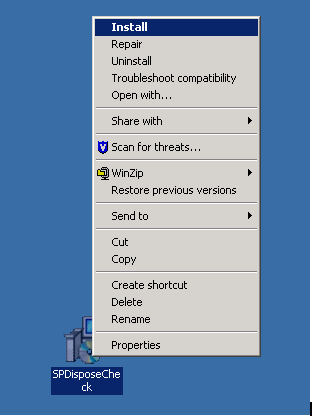 SharePoint Dispose Checker Tool