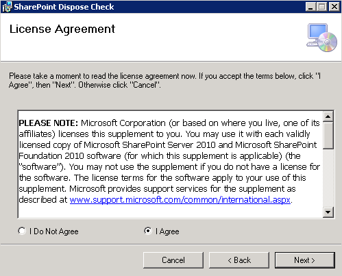 SharePoint Dispose Checker Tool