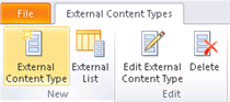 ExternalContent Type in sharepoint2010
