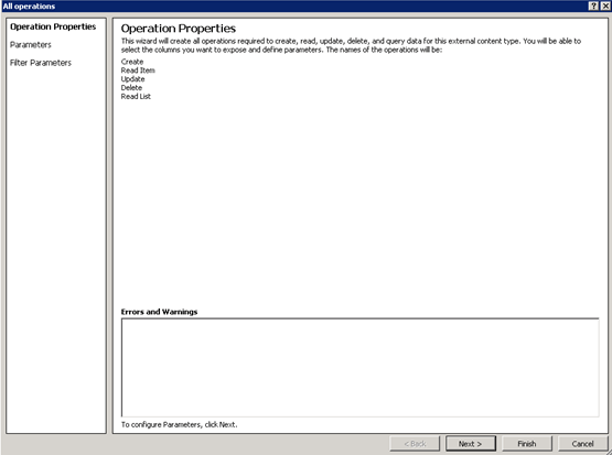 operation created in sharepoint2010