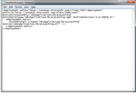 silverlight Library Caching