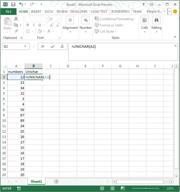 Use-of-unichar-function-in-excel2013.jpg