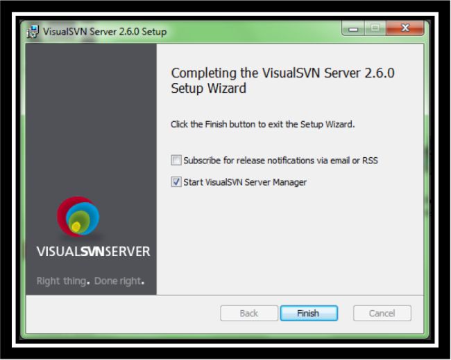 Completing SVN Server setup