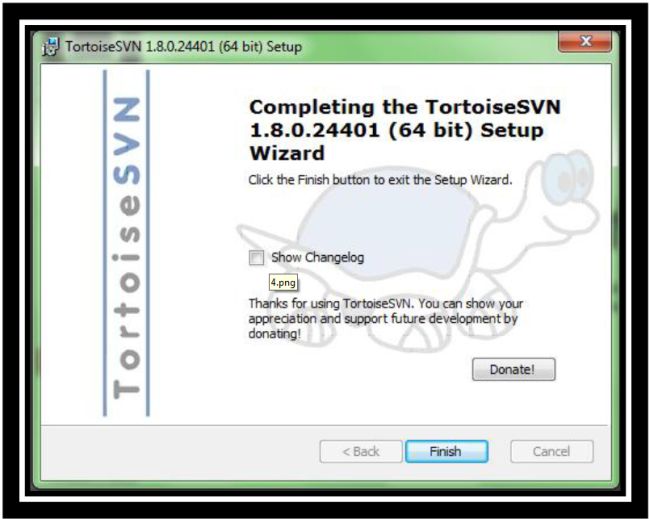 Completing the Tortoise SVN