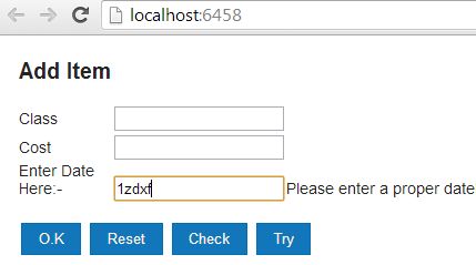 knockout validation in MVC