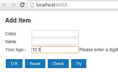knockout validation in MVC