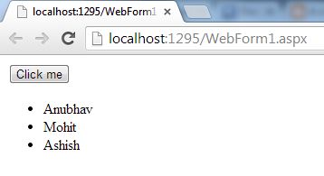 pop function knockout 1