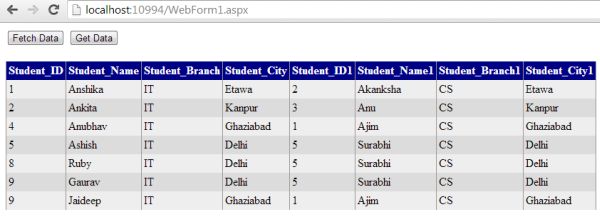 sql to excel2