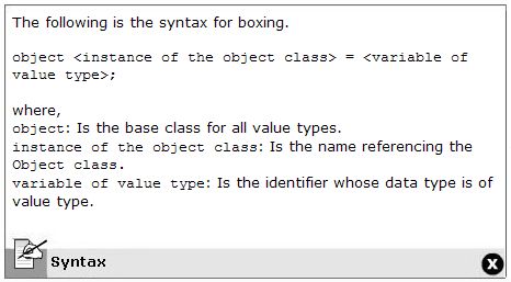 Boxing Syntax