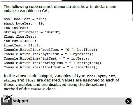 Variable Declaration