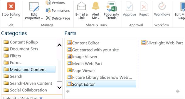Script Editor-Web-Part