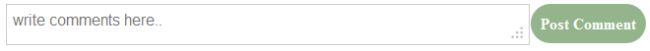 comment box