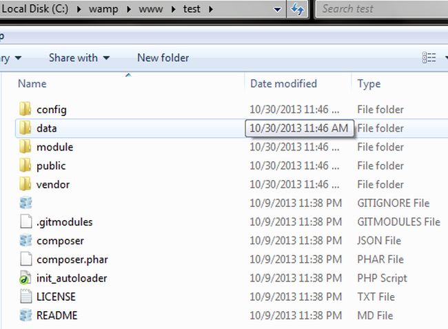put skeleton setup in project folder
