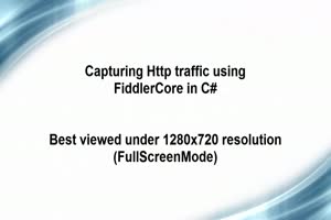 Capturing Http traffic in C#