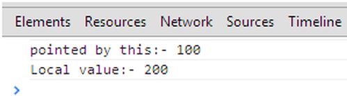 this points to global object