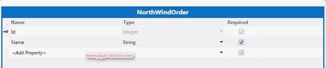 Add a table to the project