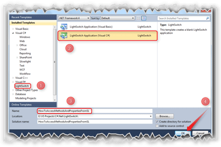  Preparing LightSwitch Solution