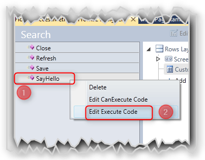 Editing LightSwitch Method