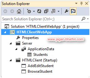 HTML Client web application