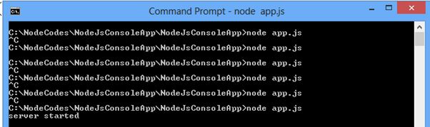 command prompt start server