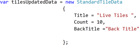 Live Tiles in Windows Phone 7.5 or Mango phone