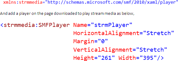 Streaming over Silverlight