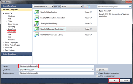 Silverlight Business Application