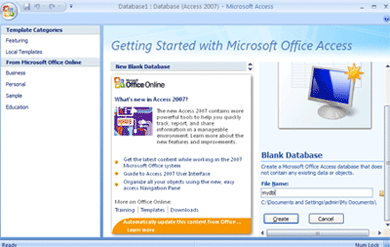 database in MS-Access