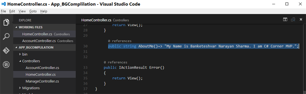 visual studio