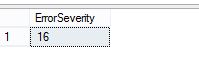 ErrorSeverity