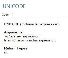 UNICODE