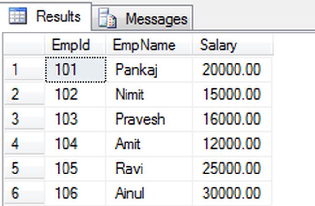 DatabaseColumnValues