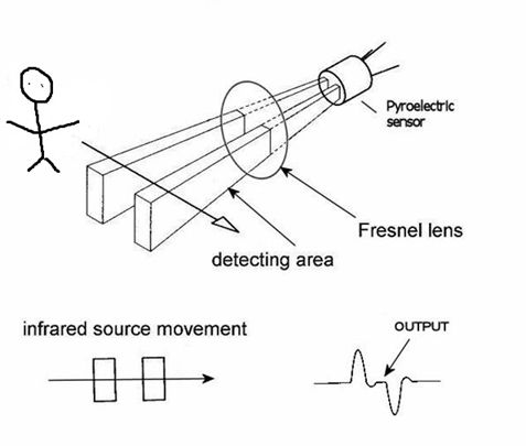 Working of PIR Sensor