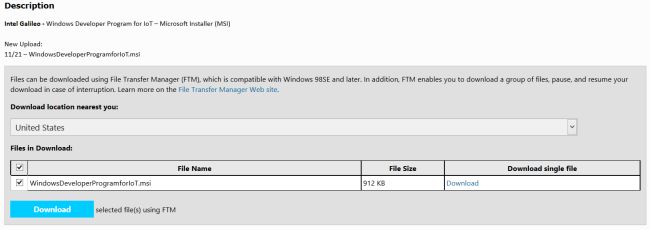 Windows Developer Program for IoT with a Microsoft account