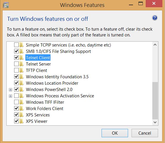 Windows Features