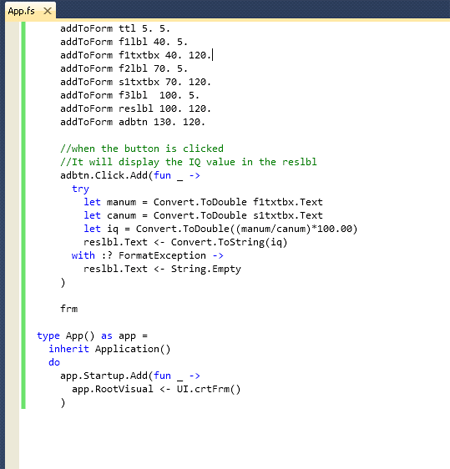 IQ eaxmple code part1.1