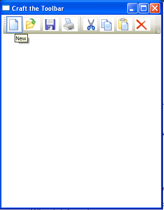 Toolbar Output2