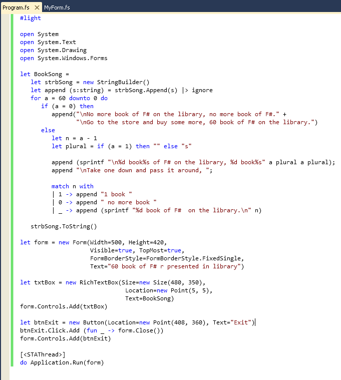 Example for TextBox and Button