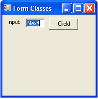 Form Classes output1