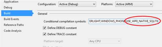 USE_WP8_NATIVE_SQLITE 