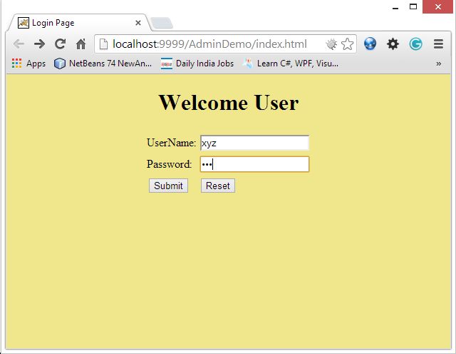 Login Through Invalid User