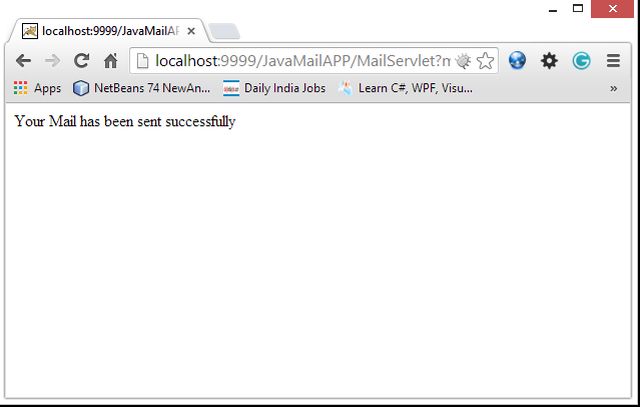 Confirmation Message