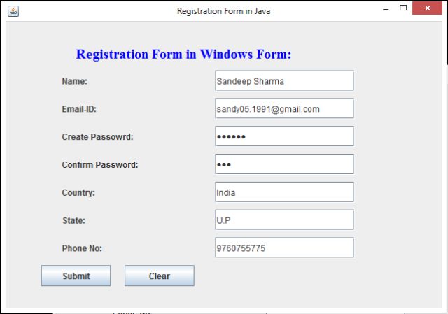 Filling Invalid Data