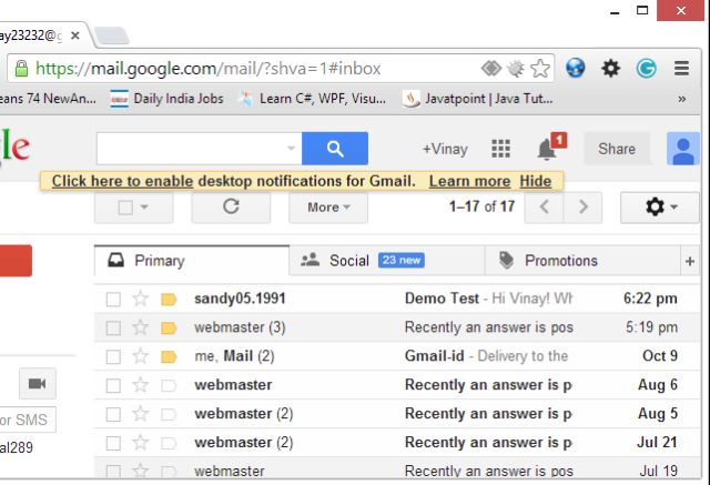 Gmail (Vinay-Account)