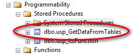 usp_GetDataFromTables