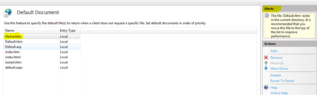 Default-Document_IIS-Aler